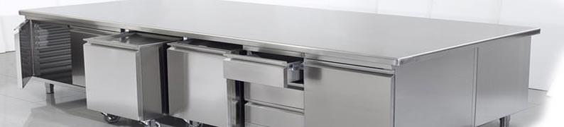 Tavoli acciaio inox aisi 304, lavelli, scaffali, armadi, pensili ... Tavolo da lavoro cucina