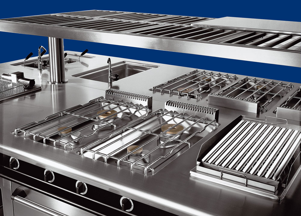 Attrezzature per cottura professionale inox, cottura elettrica e gas ... Piano cottura induzione bloccato